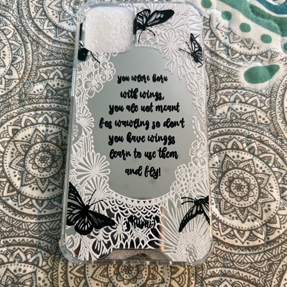 iPhone 13 iPhone case butterfly/mirror